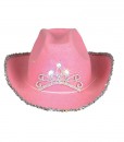 Blinking Pink Tiara Cowboy Hat (Child)