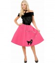 Poodle Skirt  Top Scarf Adult Costume