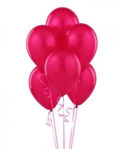 Hot Pink 11 Latex Balloons (6 count)