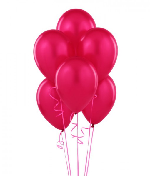 Hot Pink 11 Latex Balloons (6 count)