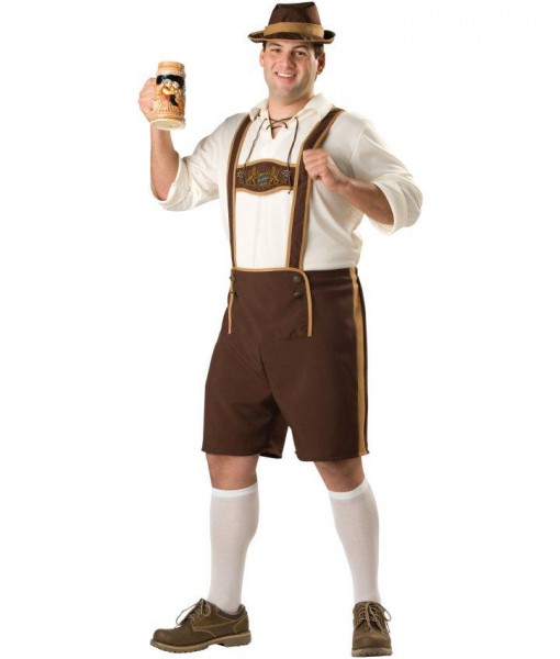 Bavarian Guy Adult Plus Costume