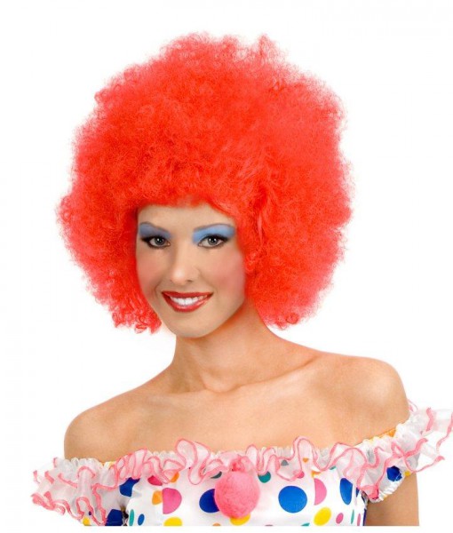 Red Clown Adult Wig
