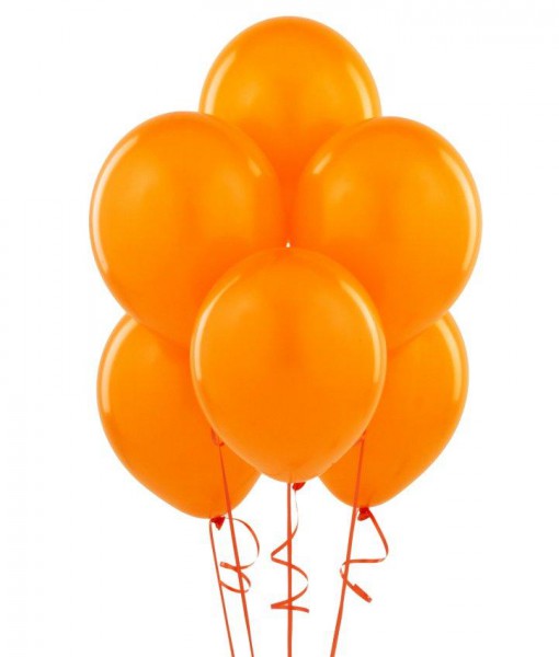 Orange 11 Matte Balloons (6 count)