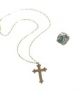 Pirates of the Caribbean 4 On Stranger Tides - Angelica Cross Necklace And Ring