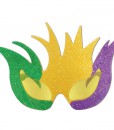 Mardi Gras Glittered Mask Fanci-Frames