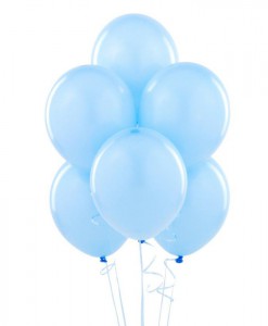 Sky Blue 11 Matte Balloons (6 count)