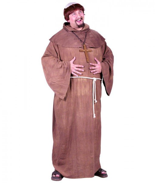 Medieval Monk Adult Plus Costume
