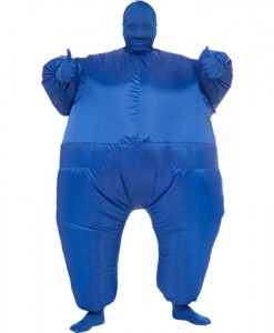 Blue Inflatable Adult Suit