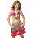 Child Rainbow Hula Skirt