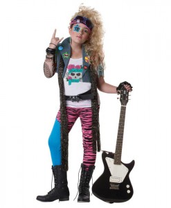 80's Glam Rocker Child Costume