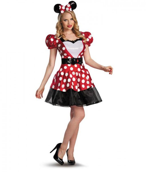 Red Minnie Plus Size Glam Costume