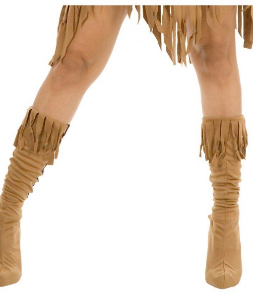 Indian Maiden Suede Adult Boot Covers
