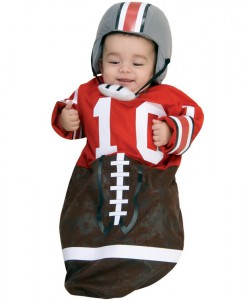 Football (Red) Deluxe Bunting Infant Costume