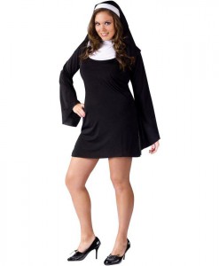 Naughty and Nice Nun Adult Plus Costume