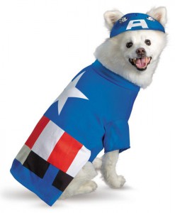 Pet Captain America Costume