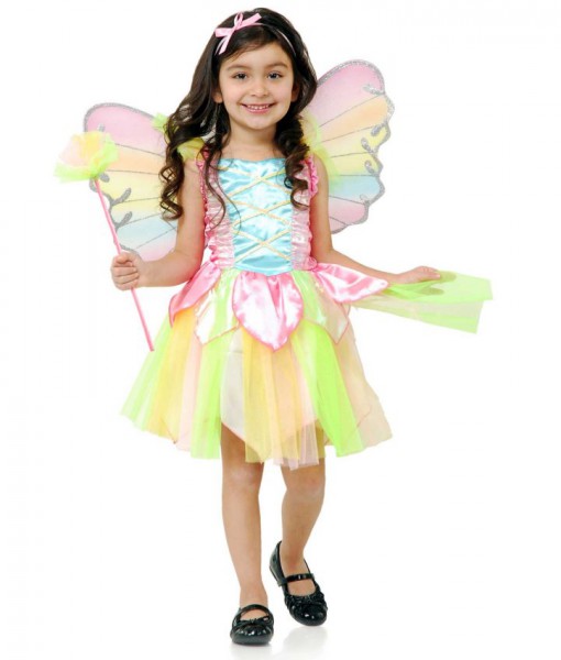 Rainbow Princess Fairy Toddler Costume
