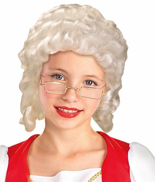 Colonial Girl Child Wig