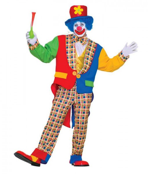 Clown on The Town Adult Costume