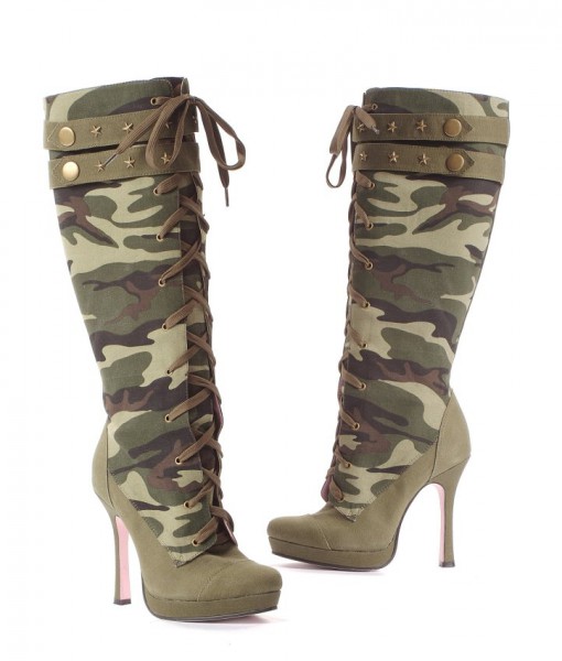 Sergeant Camo Adult Boots