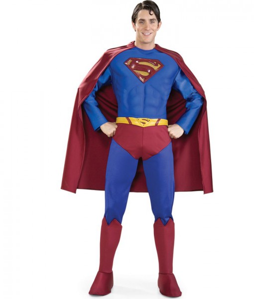 Supreme Superman Muscle Chest (Lycra) Adult