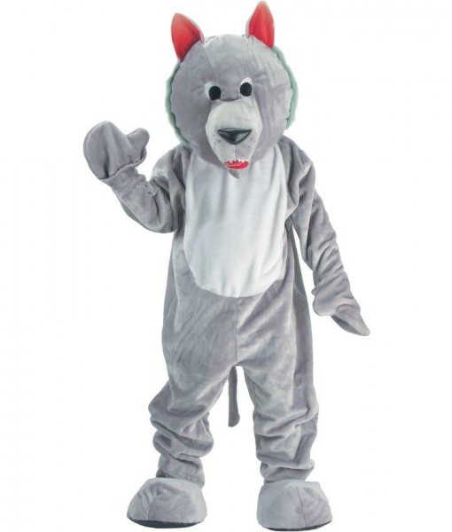Hungry Wolf Economy Mascot Adult Costume