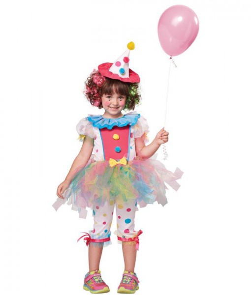 Rainbow Clown Toddler Costume