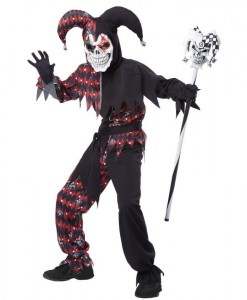 Sinister Jester Child Costume