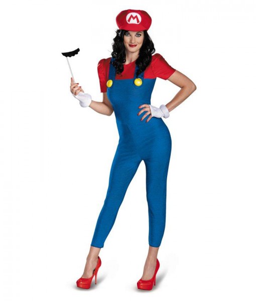 Super Mario Brothers - Deluxe Female Mario Costume
