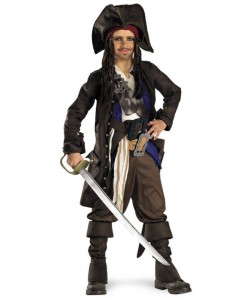 Pirates of the Caribbean - Captain Jack Sparrow Prestige Child Costume