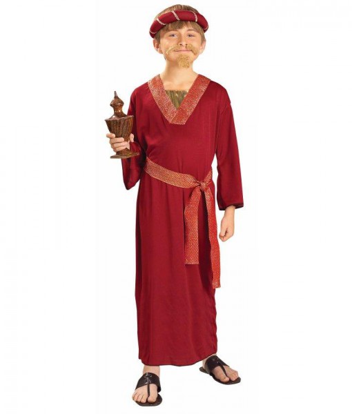 Burgundy Wiseman Child Costume