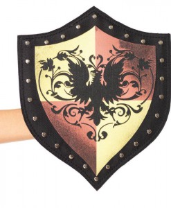 Medieval Studded Shield Purse