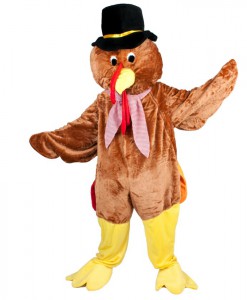 Thanksgiving Turkey Adult Mascot Costume