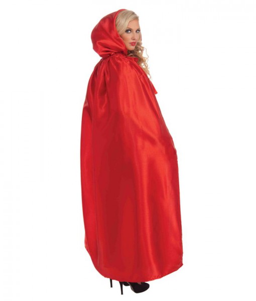 Fancy Masquerade Red Adult Cape