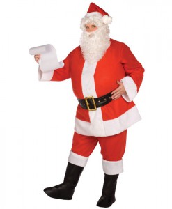 Budget Complete Santa Suit Adult Costume