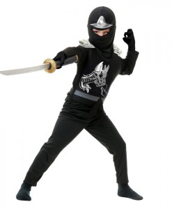Black Ninja Avengers Series II Toddler Costume