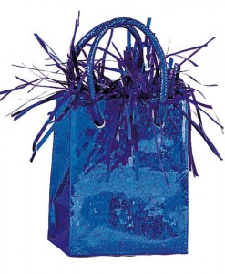 Mini Gift Bag Balloon Weight - Royal Blue