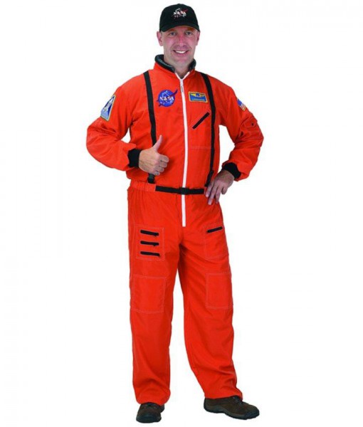 NASA Astronaut Orange Suit Adult Costume
