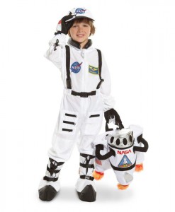NASA Jr. Astronaut Suit White Toddler/Child Costume