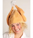 Plush Turkey Hat Adult