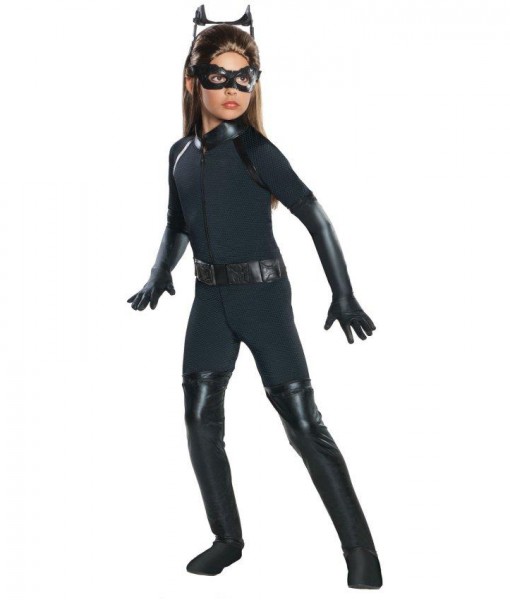 The Dark Knight Rises Deluxe Catwoman Child Costume