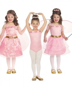 3-in-1 Renaissance Princess / Ballerina / Flower Fairy Child Costume