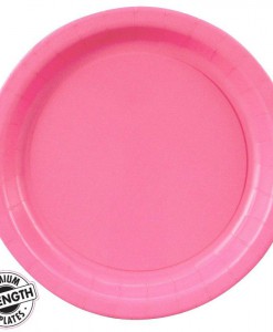 Candy Pink (Hot Pink) Dinner Plates (24 count)
