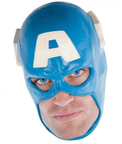 Captain America Vinyl Deluxe Adult Mask