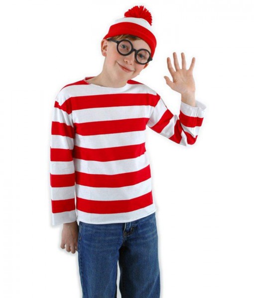 Where's Waldo Child Costume Kit
