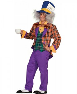 Plaid Mad Hatter Adult Costume