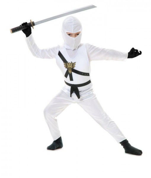 White Ninja Toddler Costume