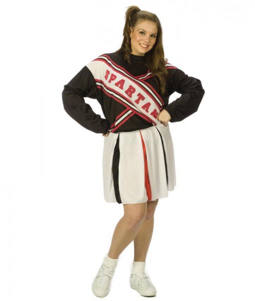 SNL Spartan Cheerleader Female Plus Adult Costume