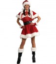 Velvet Miss Santa Adult Costume
