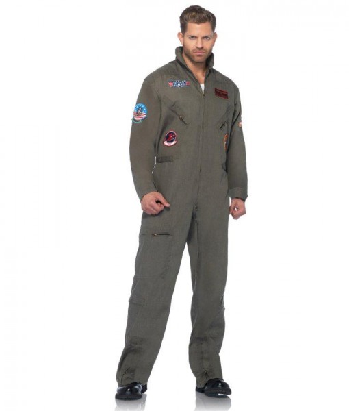 Top Gun Men's Flight Suit Adult Costume