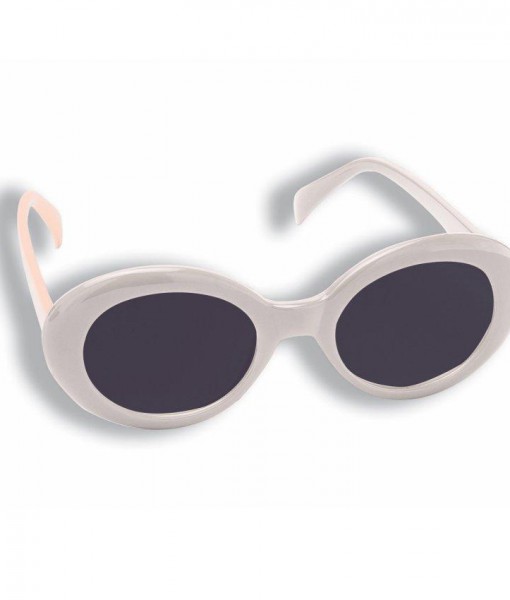 Mod White Sunglasses